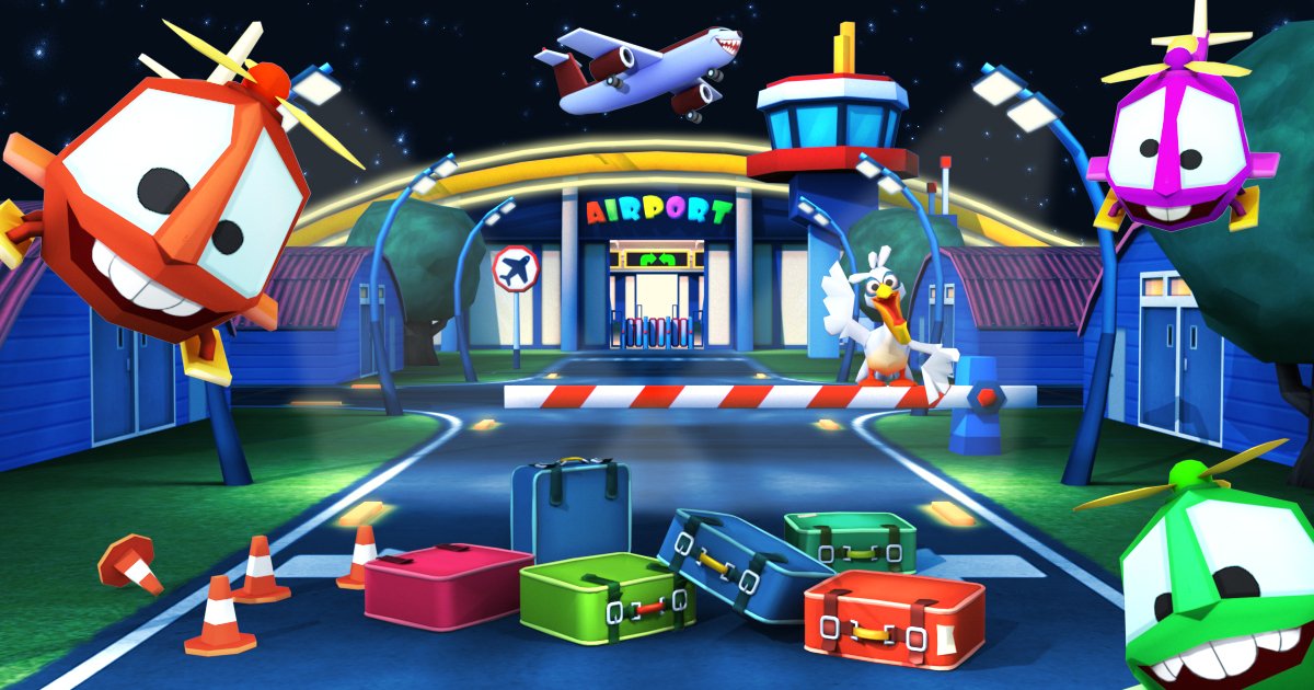 Gemioli's tweet photo. Only 💥the coolest hooligans💥 can ride on a runway, jumping over turnstiles and carts with baggage✈🚁✈ Collect 🛩️toy airplanes🛩️ in AMUSEMENT PARK to get to the AIRPORT and to become one of them! 😎🎸💣
https://t.co/gjh4wiul5z
#SkateHooligans https://t.co/HHYuZwBZ28
