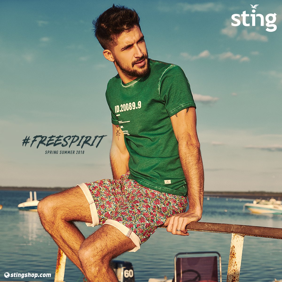 StingClothing's tweet photo. A cool summer update for your weekend wardrobe. #freespirit #bestylishlyyoung #beyoung #ss18 #stingtees #floralshorts #stingshop #stingfreespirit https://t.co/EqHP9kLa6B