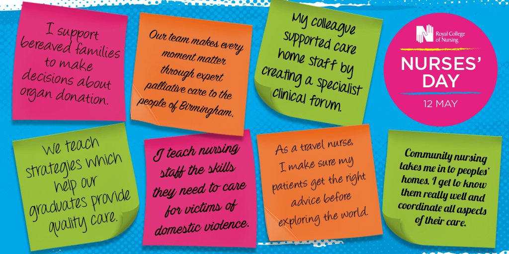 The Rcn On Twitter Today We Re Celebrating The Difference You Make To Your Patients Here Are Just A Few Examples Of The Inspirational Stories We Have Received For Nurses Day Submit Your