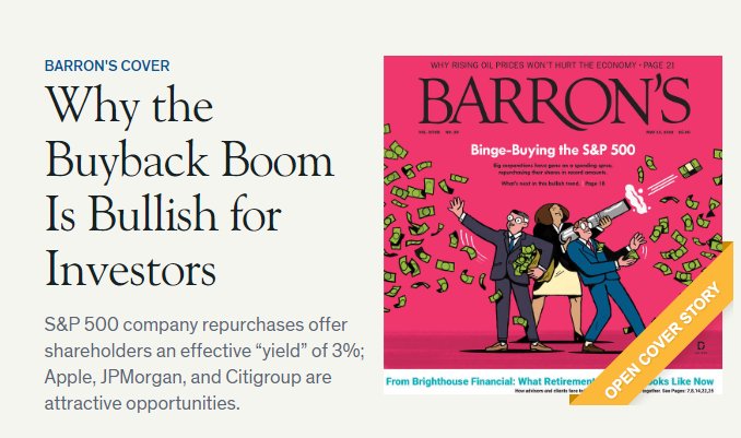 Черная метка S&P500. Barron's magazin cover.