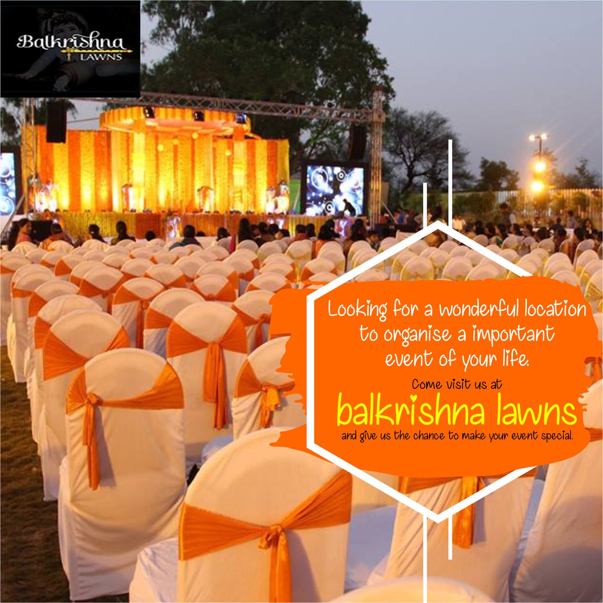 balkrishnalawns's tweet photo. Looking for a wonderful location to organise a important event of your life. Come visit us at balkrishna lawns and give us the chance to make your event special.
#Balkrishnalawns #eventlawns #lawnsinPune #Puneevents #koregaonpark #weddinglawns 
https://t.co/IOXiYZTTFg https://t.co/dxtogJSCIu