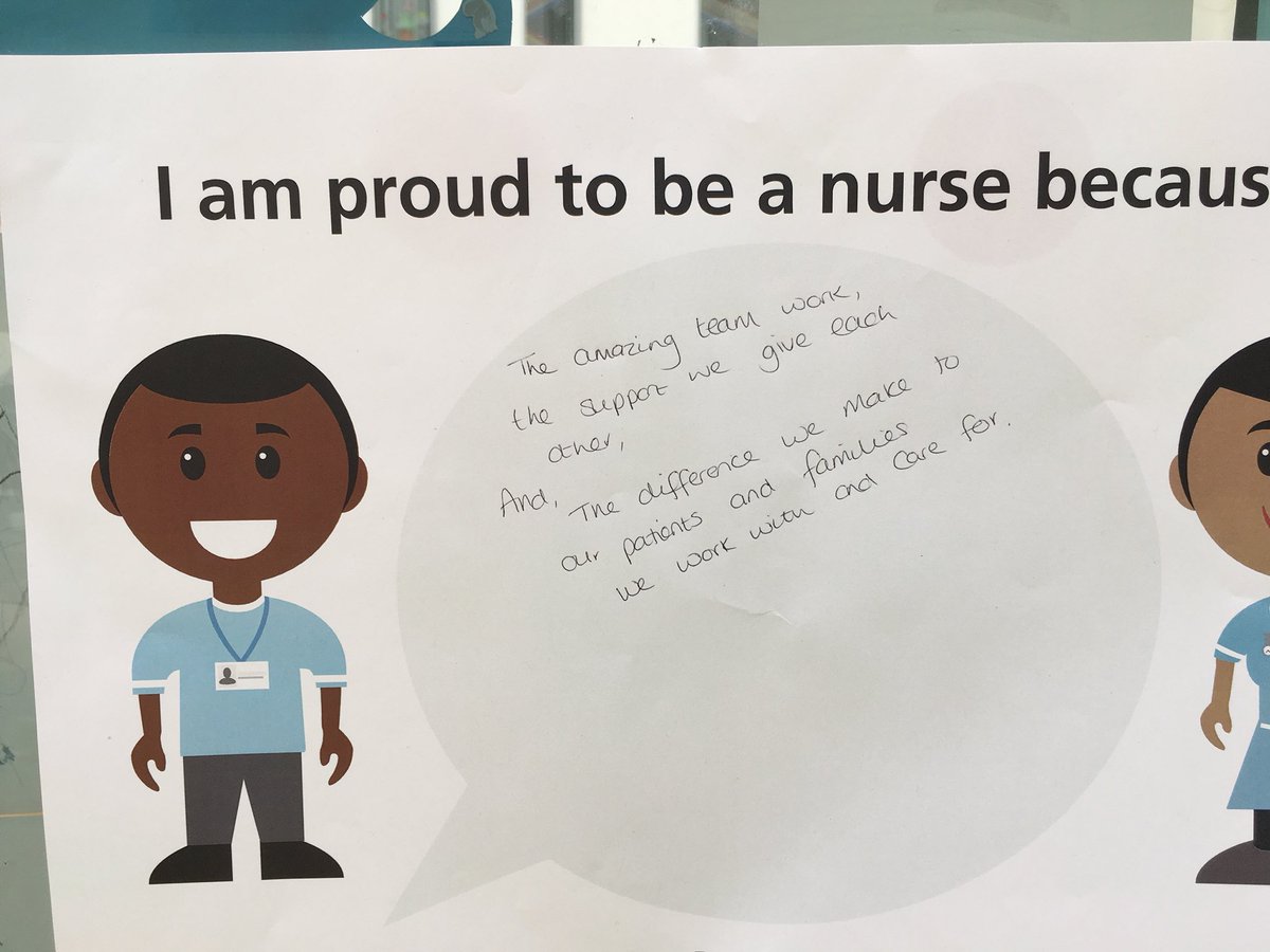 MicheMilner's tweet photo. Fantastic comments from our nurses  celebrating nurses’ day proud to be a nurse @RMCHosp https://t.co/o8Ec8B4xIK