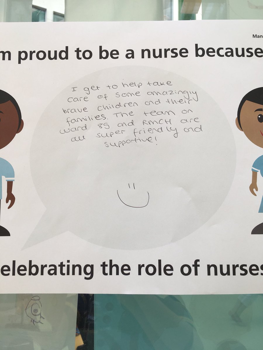MicheMilner's tweet photo. Fantastic comments from our nurses  celebrating nurses’ day proud to be a nurse @RMCHosp https://t.co/o8Ec8B4xIK