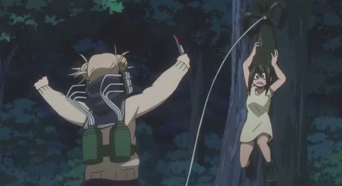 SadicToga's tweet photo. Toga made a friend ! Asui ! https://t.co/fHJQgP6WuB