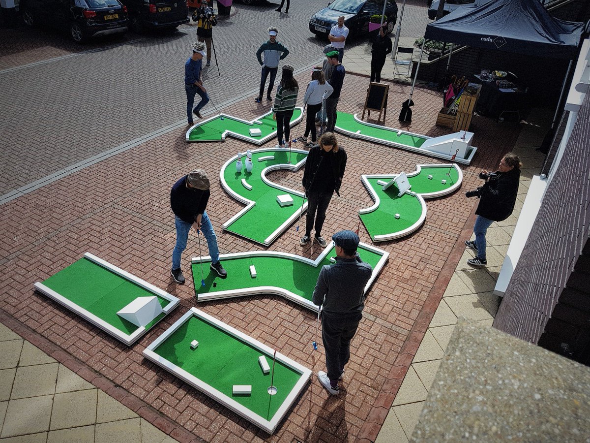 Mini golf with Coda studios