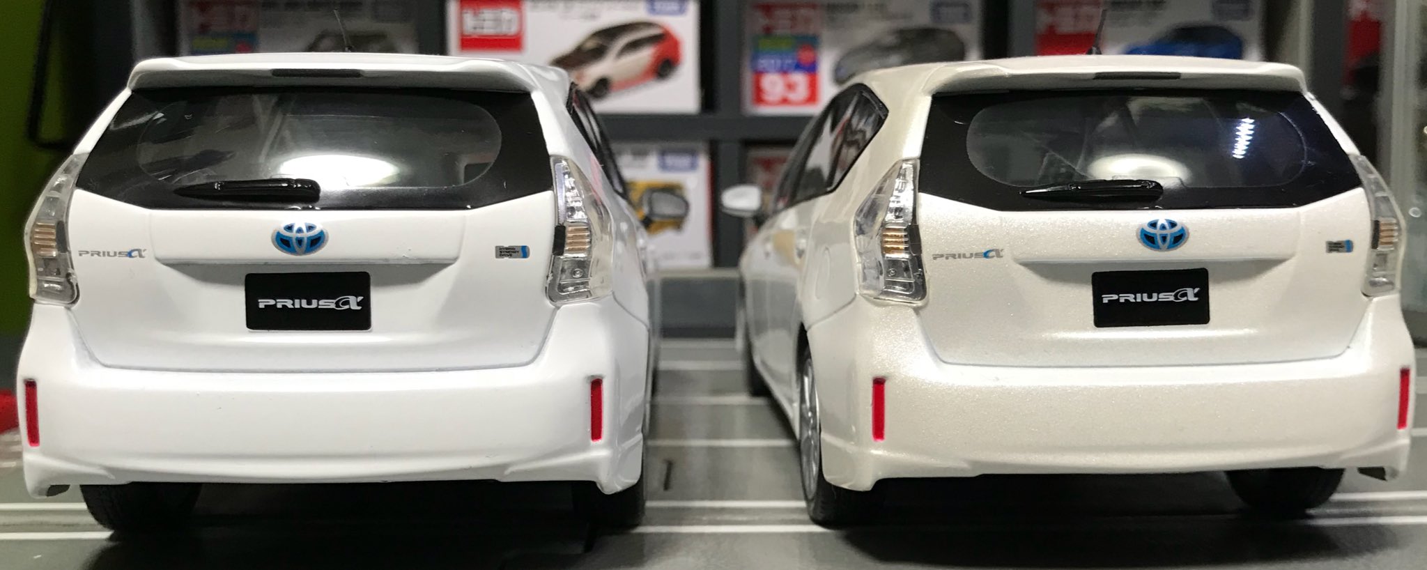 40系　プリウスαのミニカー　内覧会限定 40系 プリウスαのミニカー 内覧会限定