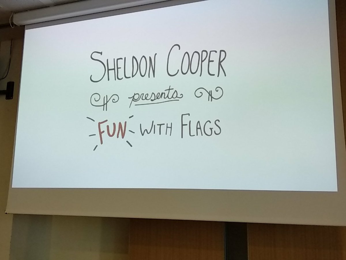 advivaweb's tweet photo. Waiting to know what's going on track 1 at #phpday #sheldoncooper  🤔🤔🤔 https://t.co/EG4FzjPM4R