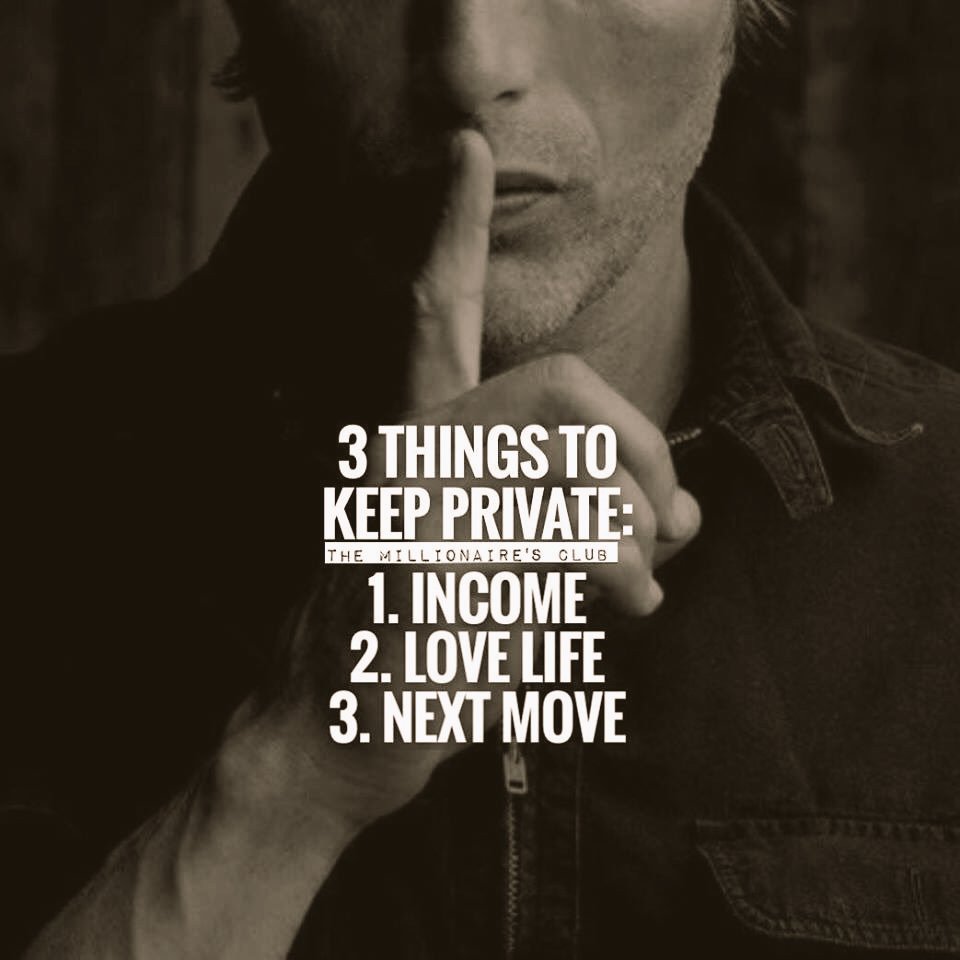 Drew Legend Sh On Twitter 3 Things To Keep Private Https T Co Br6me9o4ld Twitter