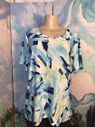 dejavugarbposh's tweet image. JM Collection Plus 0X New Blue Textured Print Scoop Neck Short Sleeve Tunic Top Affordable #texturedprint #jmplus #shortscoop ebay.to/2FJn3bj
