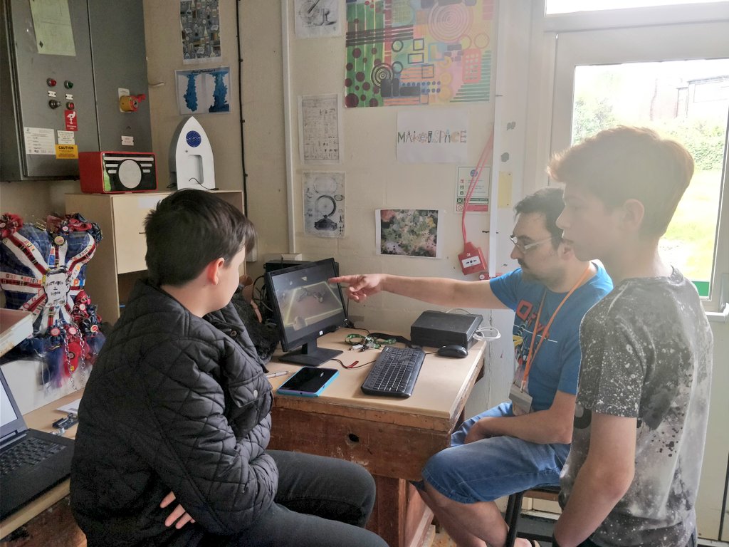 SparkPenketh's tweet image. #ArduinoDay2018 in full swing here at #Spark @PenkethSchool :)