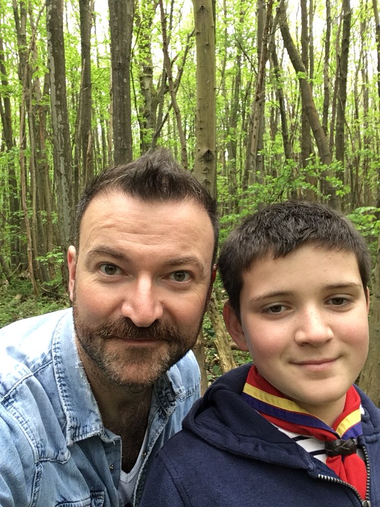 ajpaterson's tweet photo. Lovely hike through bluebell-filled @BuckmoreParkSCS with the boy (and a pit-stop at the Robin Hood).
#bpjott18 #jott2018 #iscout https://t.co/yS5iQheMnr