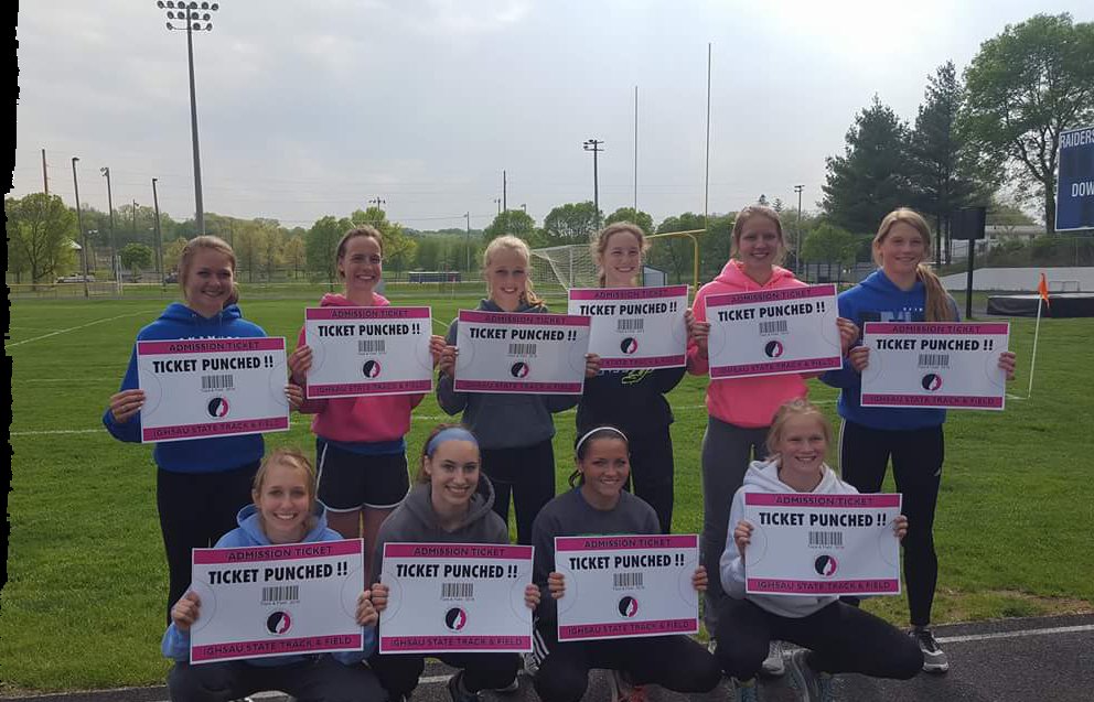 Congrats to all the Anamosa Raiders who punched their ticket to state track!  @IGHSAU #ticketpunched #blueovalbound