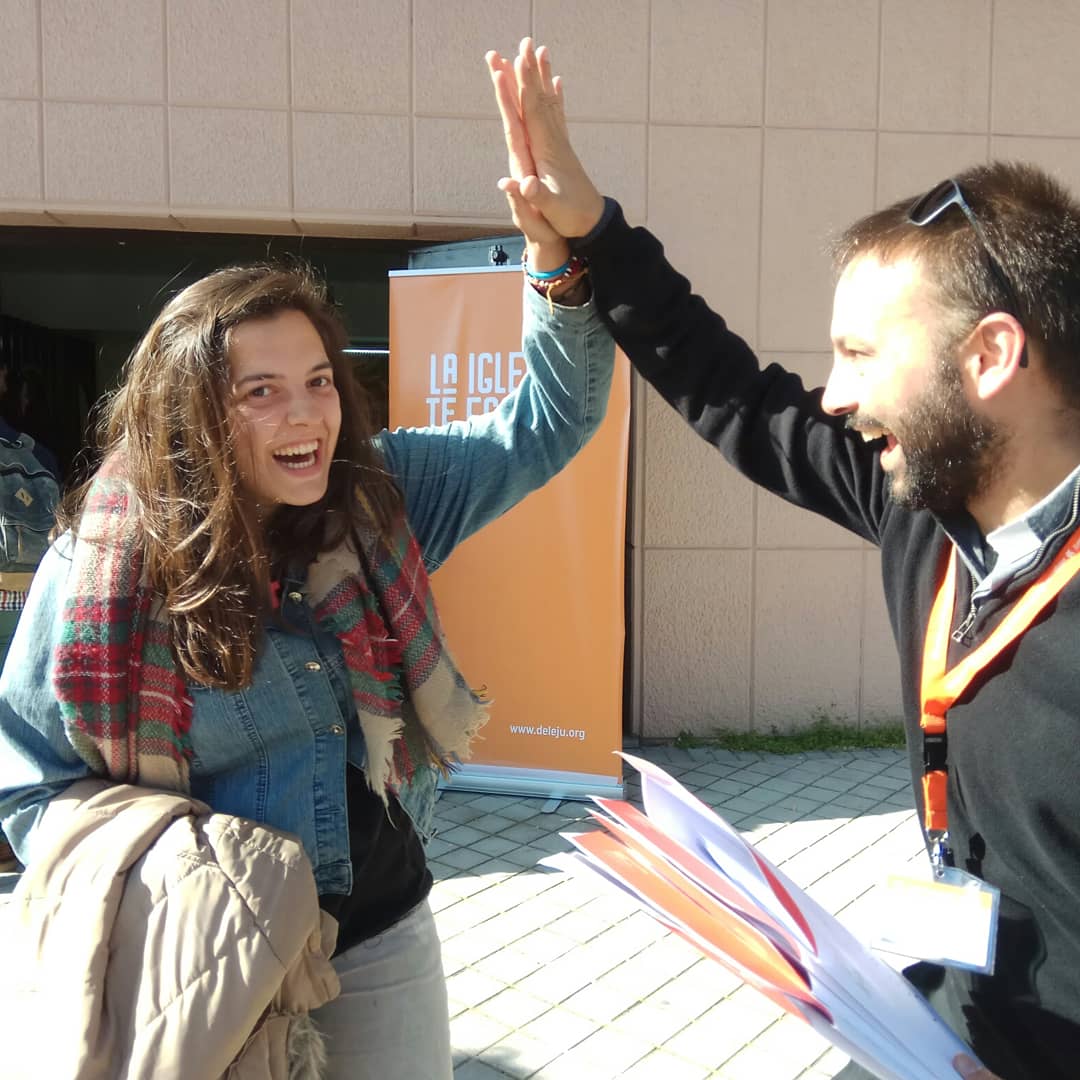 DelejuMadrid's tweet photo. Los jóvenes de Madrid ya estamos preparados para el Parlamento Diocesano. #ComienzaContigo #ParlamentoDiocesano https://t.co/DtqqaaI3XB