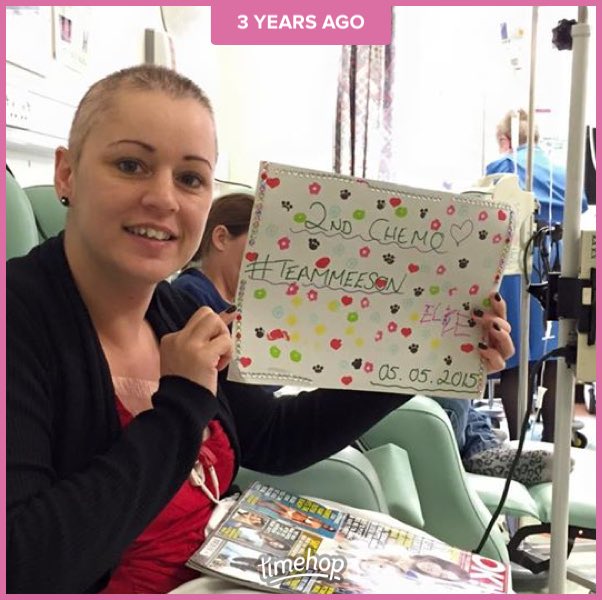 LauraMeeson's tweet photo. Wow! Cant believe it’s been 3 years now.... #NotToYoung #BreastCancerSurvivor https://t.co/dg3nCjpX29