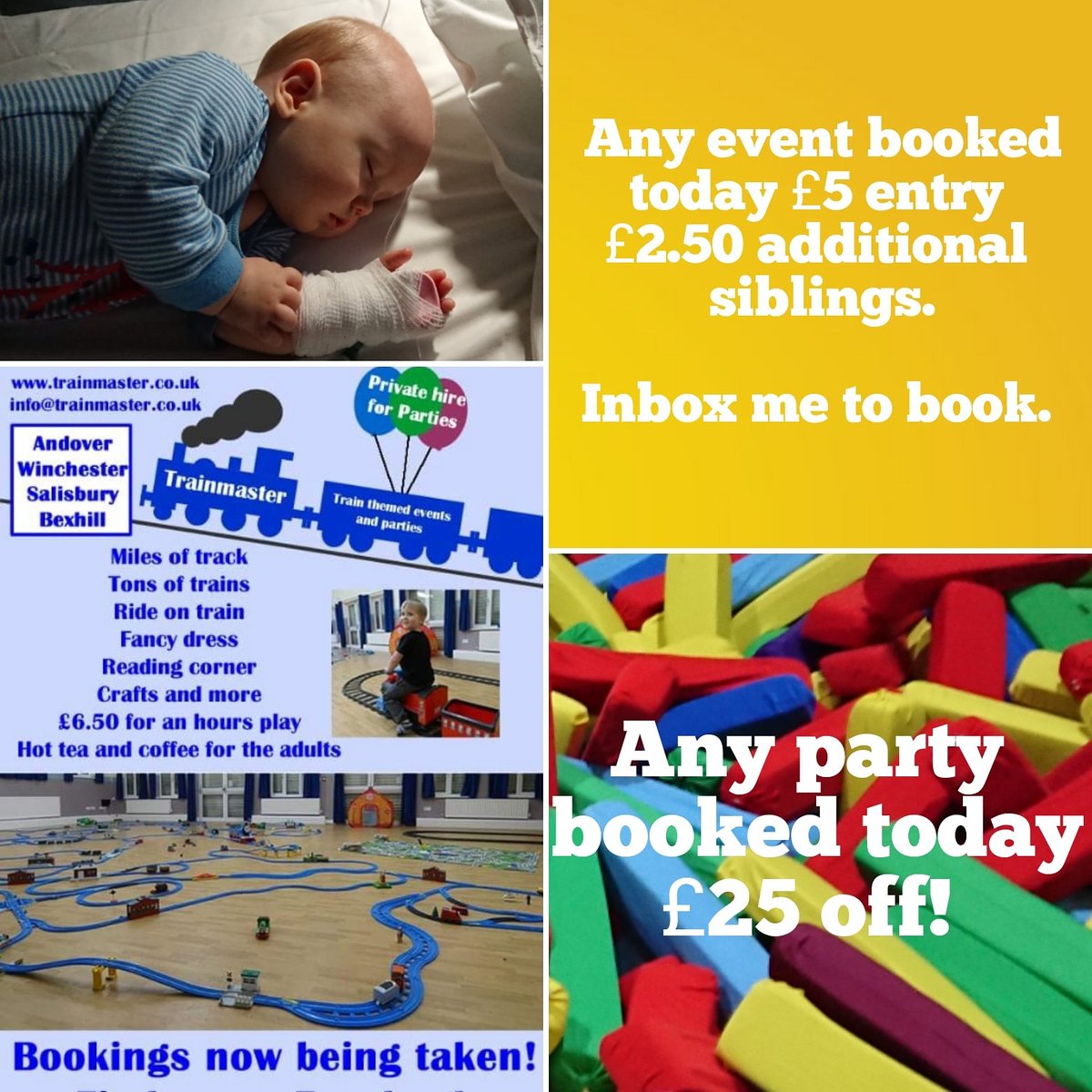 Trainmasteruk's tweet photo. #special #offer #moneyoff #trainlover #traincrazy #thomasthetankengine #trainmaster #sen #baby #toddler #hampshire #andover #winchester #alton #newbury #basingstoke #shopsmall #smallbusiness #coolkids https://t.co/lLvDdfnnod