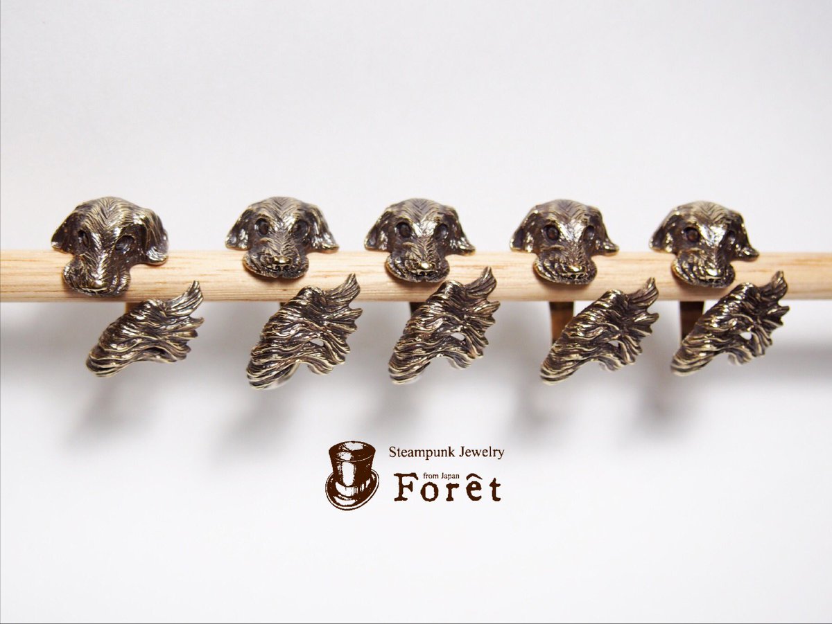 Foret_Michiko's tweet photo. 「ゴールデンレトリバーリング」
口がムニってなったタレワンコです。
#デザフェス にてお披露目です!
5点持って行きます。
Foret☆DF47☆I-126,125
#デザフェス #デザフェス47 #designfesta
#イヤーハング #earhang #ゴールデンレトリバー #goldenretriever #犬の指輪 #真鍮リング #dogring https://t.co/zy5ICTRoxn