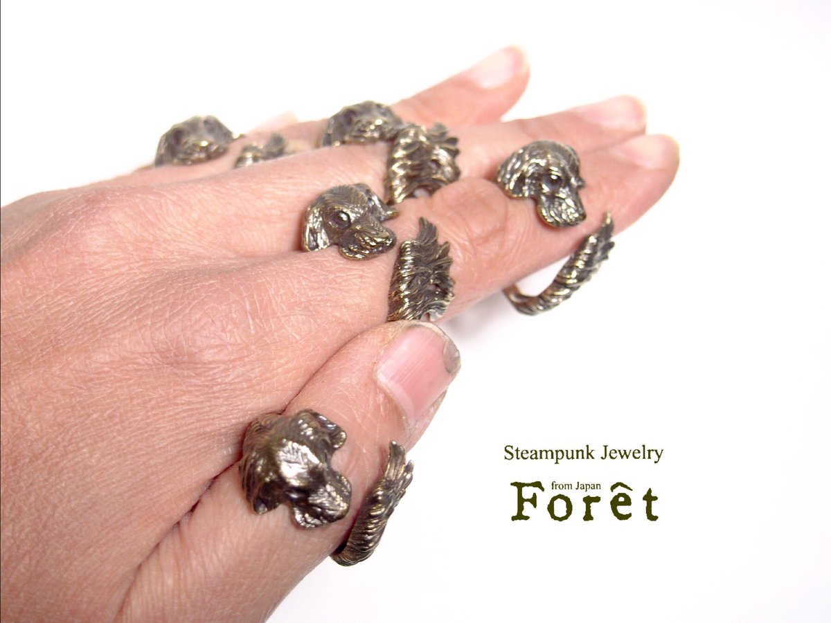 Foret_Michiko's tweet photo. 「ゴールデンレトリバーリング」
口がムニってなったタレワンコです。
#デザフェス にてお披露目です!
5点持って行きます。
Foret☆DF47☆I-126,125
#デザフェス #デザフェス47 #designfesta
#イヤーハング #earhang #ゴールデンレトリバー #goldenretriever #犬の指輪 #真鍮リング #dogring https://t.co/zy5ICTRoxn
