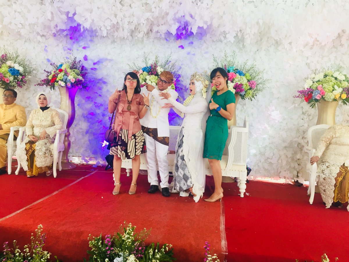 Happy wedding Miskah dan Dona, bahagia dan langgeng Selamanyaaa😘😘