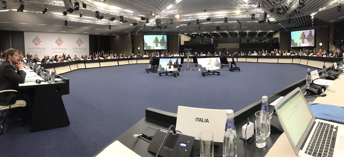 Important #eudefence ministerial today in #sofia. #italy actively promoting  #pesco #militarymobility & cooperation with #UN & #NATO @EU2018BG @robertapinotti @ItalyinEU