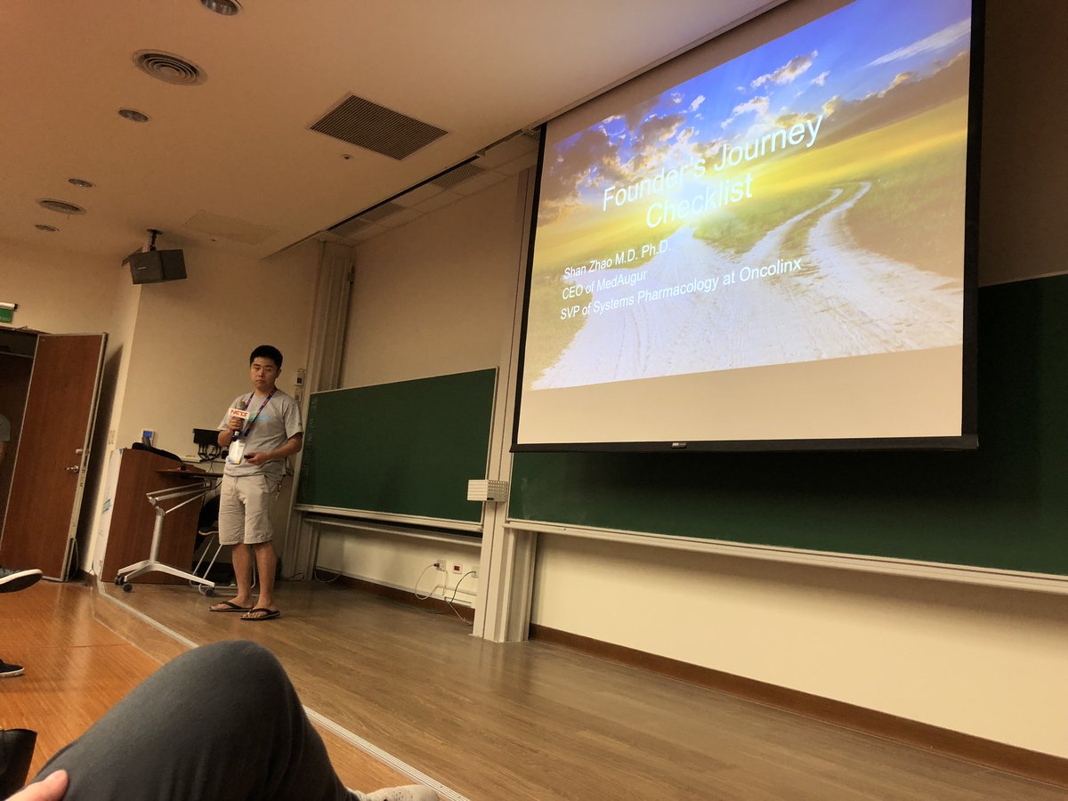 ekoermann's tweet photo. Shan Zhao on the Founderβs Journey - from having an idea to creating a successful business. #NCTSHealthHackathon https://t.co/6t6TEFX9AS