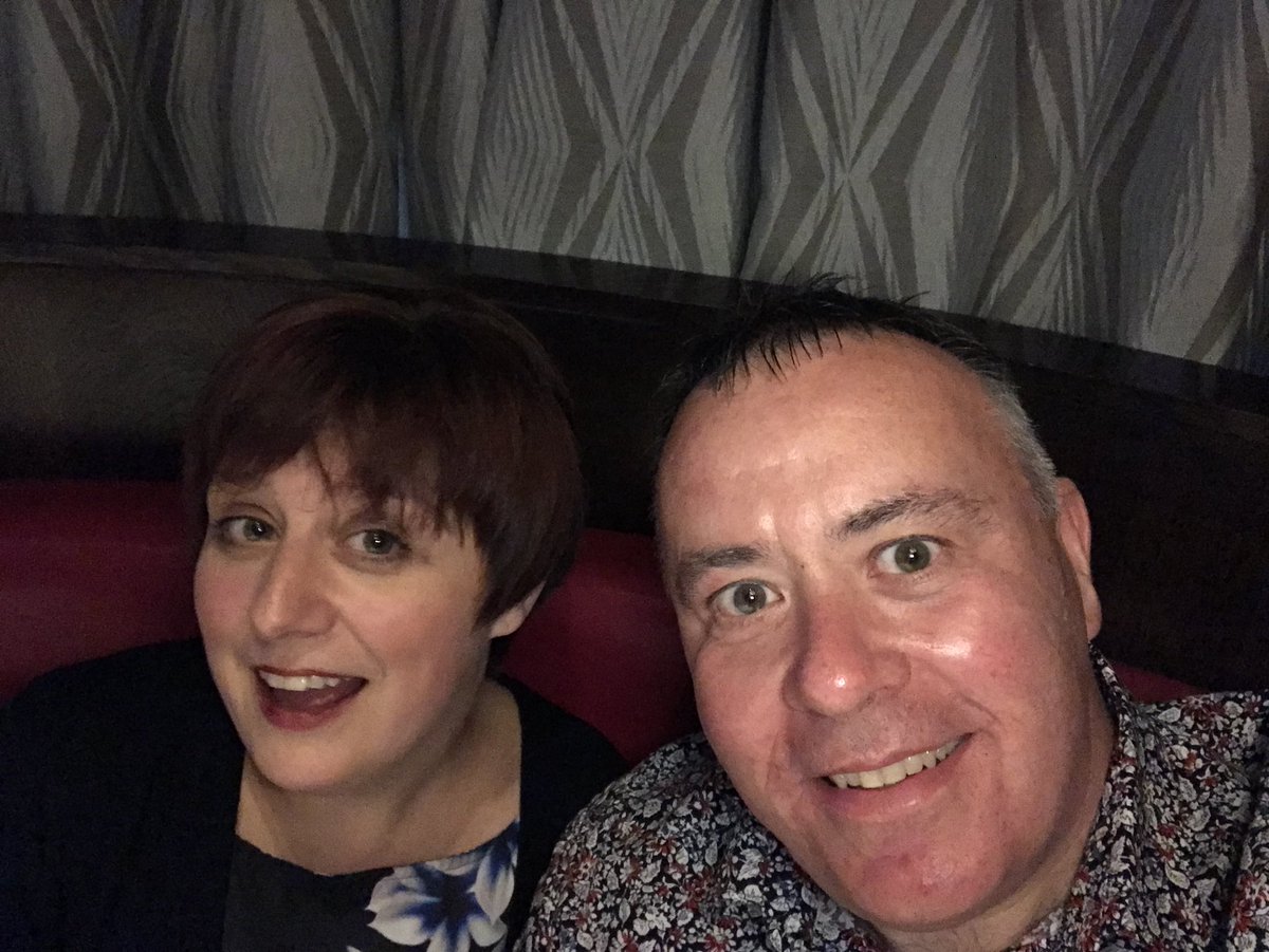 Me and the wife in Marco Pierre White’s restaurant in Glasgow last night🥩#foodcritics.....😂