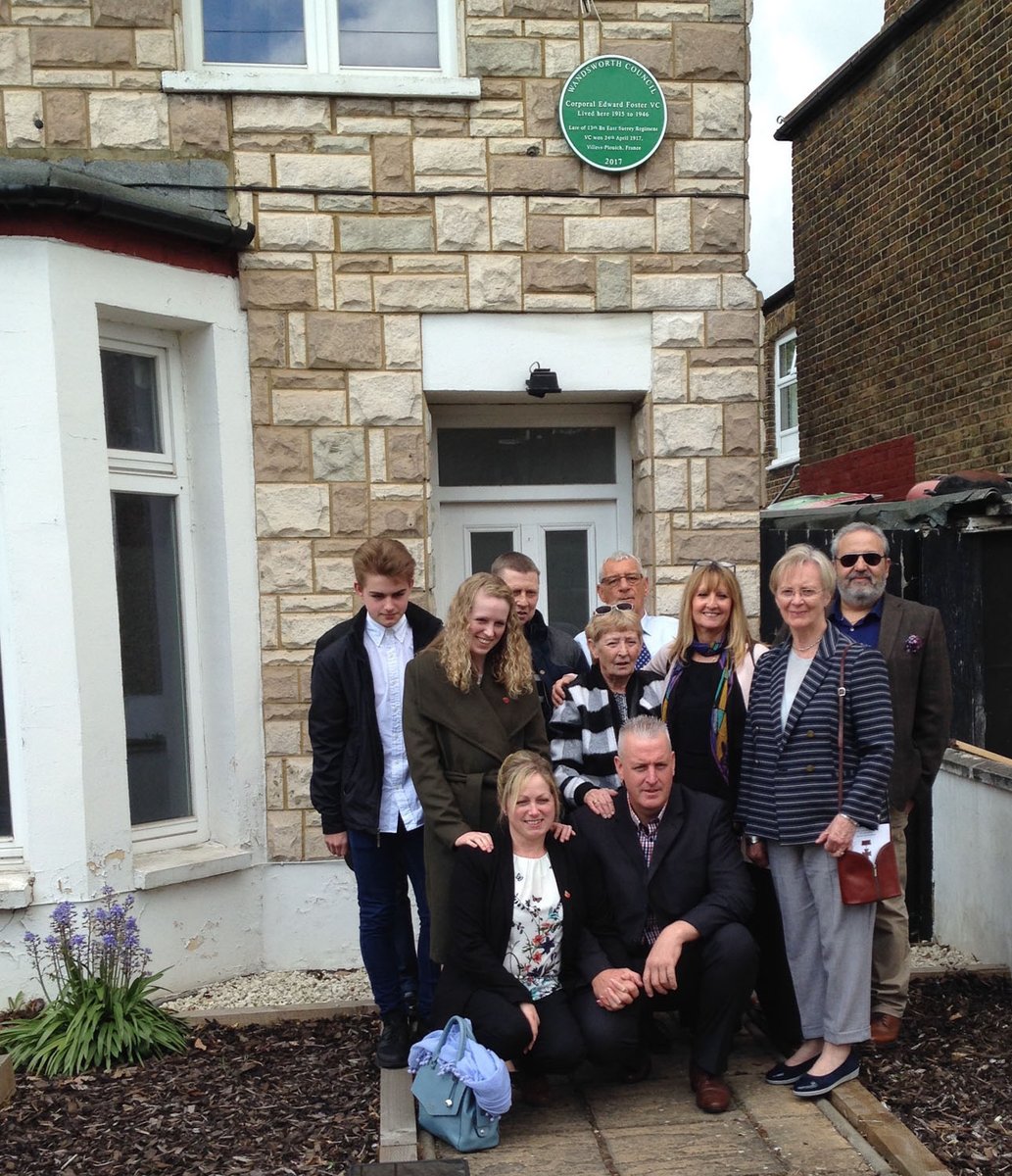 summerstown182's tweet photo. This summer a small village in France is putting up a monument to commemorate the heroic #WW1 deeds of #BritainsBravestBinman 'Tiny Ted' Foster #Tooting #DustmanVC from Fountain Road #VillersPlouich is about an hour from #Calais Who's going? https://t.co/qIGhhxTYaG https://t.co/AObTwwh6EI