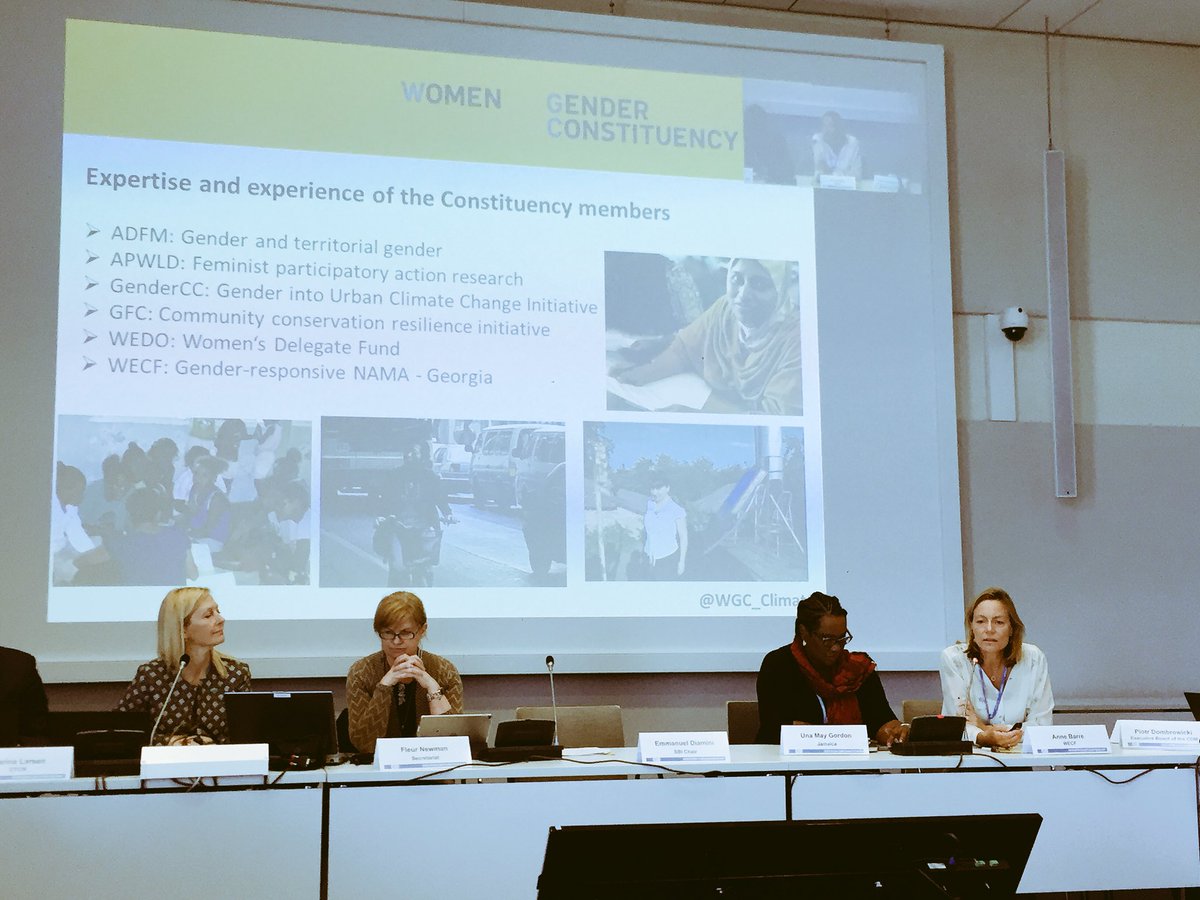 WECF_INT's tweet image. We are working to increase participation of women into local decision making processes, says @BarreAnn #sb48bonn #genderdialogue