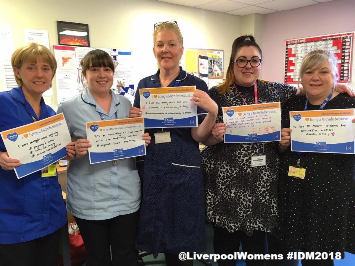LiverpoolWomens's tweet photo. This International Day of the Midwife...we caught up with a few of our midwives to find out what being a midwife means to them #IDM2018 @MidwivesRCM @MaternityAssist https://t.co/No1IXVnRU8
