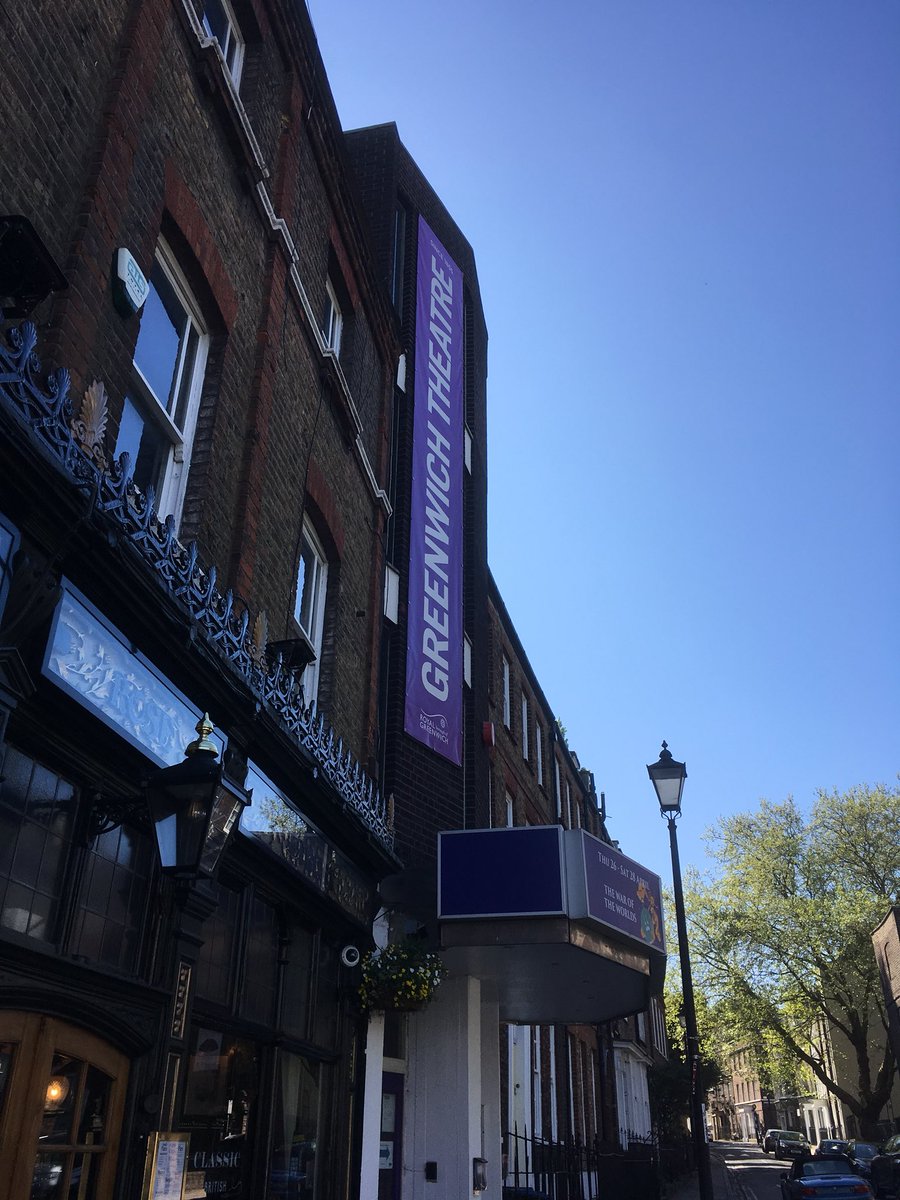 MiniMallTheatre's tweet photo. It’s get-in time @GreenwichTheatr for our final performance of #BallisticPlay! Have a bank-holiday treat on us and book a £5 ticket for the show with the code ballistic5: https://t.co/byOYhL4QYm https://t.co/Hiu9kxLL3N