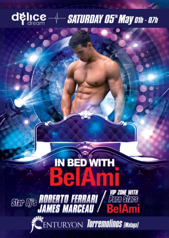 Kaesar_M's tweet photo. Esta #noche ven a la #cama de #belami en #CENTURYON #gayclub #torremolinos!! #DeliceDream nos trae la #fiesta más #hot 🔥🔥 con JAMES MARCEAU y ROBERTO FERRARI en cabina!! https://t.co/IxlsDt0EUW