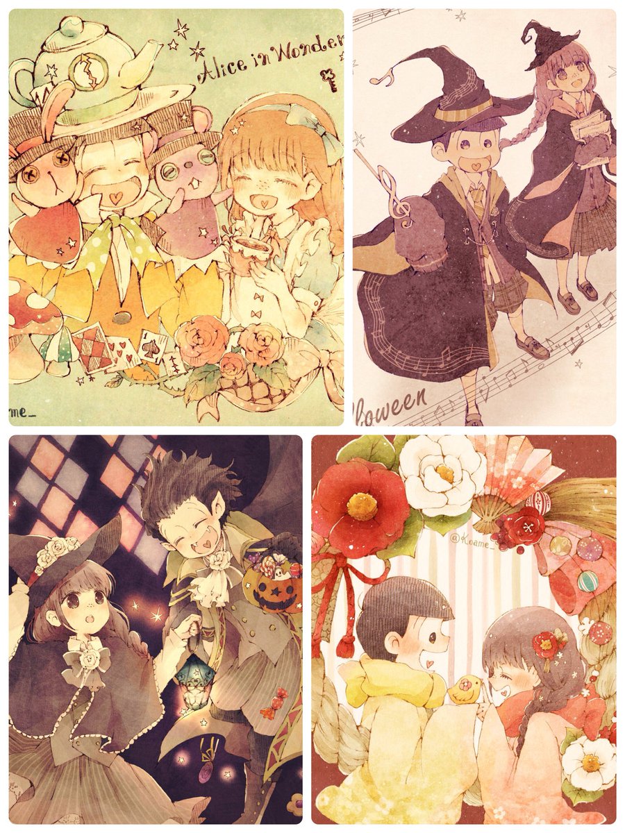 #GW限定おそ松さんフォロー祭り

素敵タグ便乗ー!✨十カノちゃん大好きです6月家宝に向けて色々描いてます(❀'˘`❀)
RT&amp;♡両方巡回させて頂きます〜🌸 