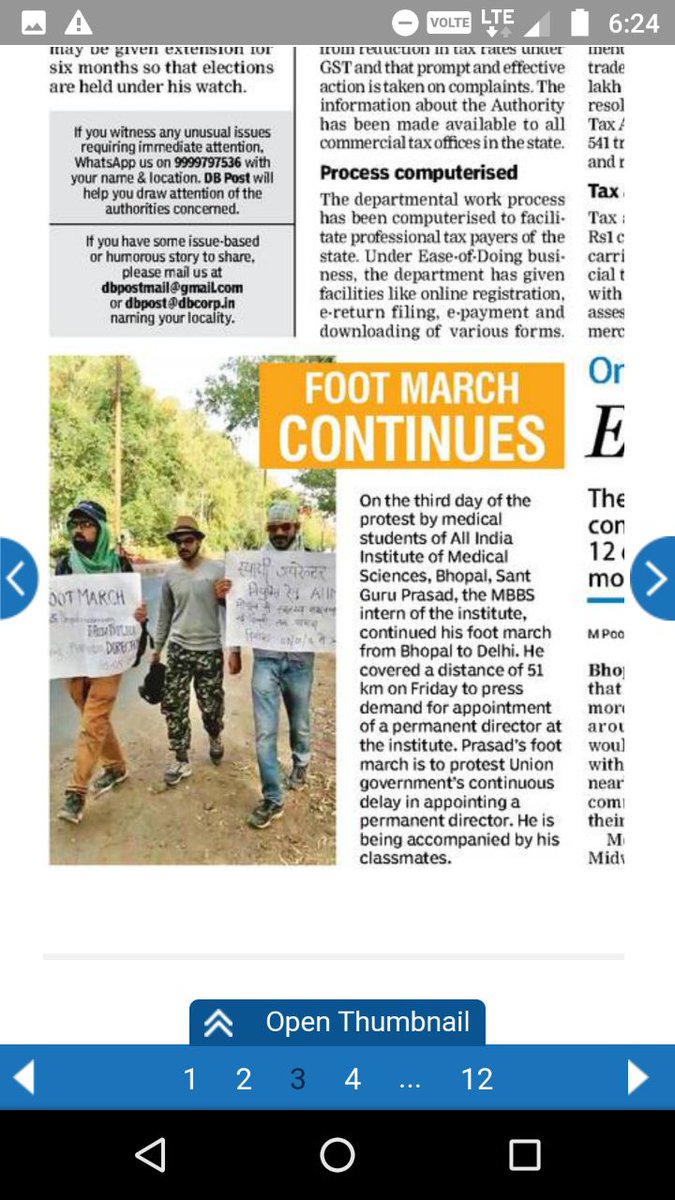 purushottamluv's tweet photo. AIIMS ex-president to step foot in Vidisha today on his March to DELHI from Bhopal in Demand of Permanent Director.#Bhopal #GandhiofAIIMS #AIIMSneedDirector #AmitShahinMP @MoHFW_INDIA @JPNadda @narendramodi @SushmaSwaraj @aajtak @CNNnews18 @indiatvnews  #AmitShahInMP https://t.co/3jFeoXXDeP
