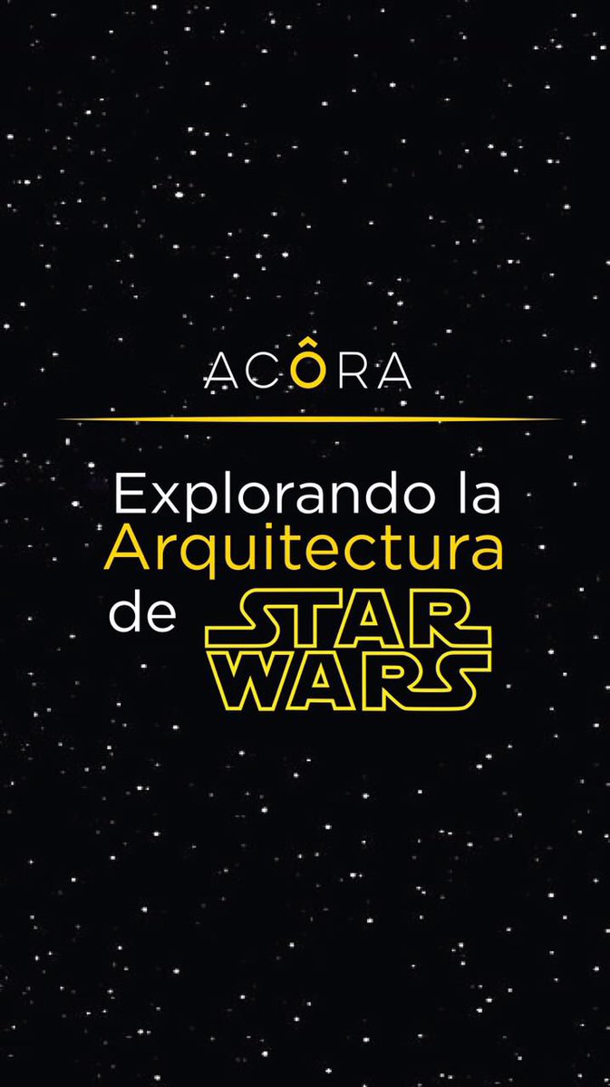 acoramx's tweet photo. Para celebrar #MayThe4BeWithYou les compartimos unas imágenes explorando la #arquitectura de #StarWars 🛸🌌 https://t.co/HazlsiVqPp