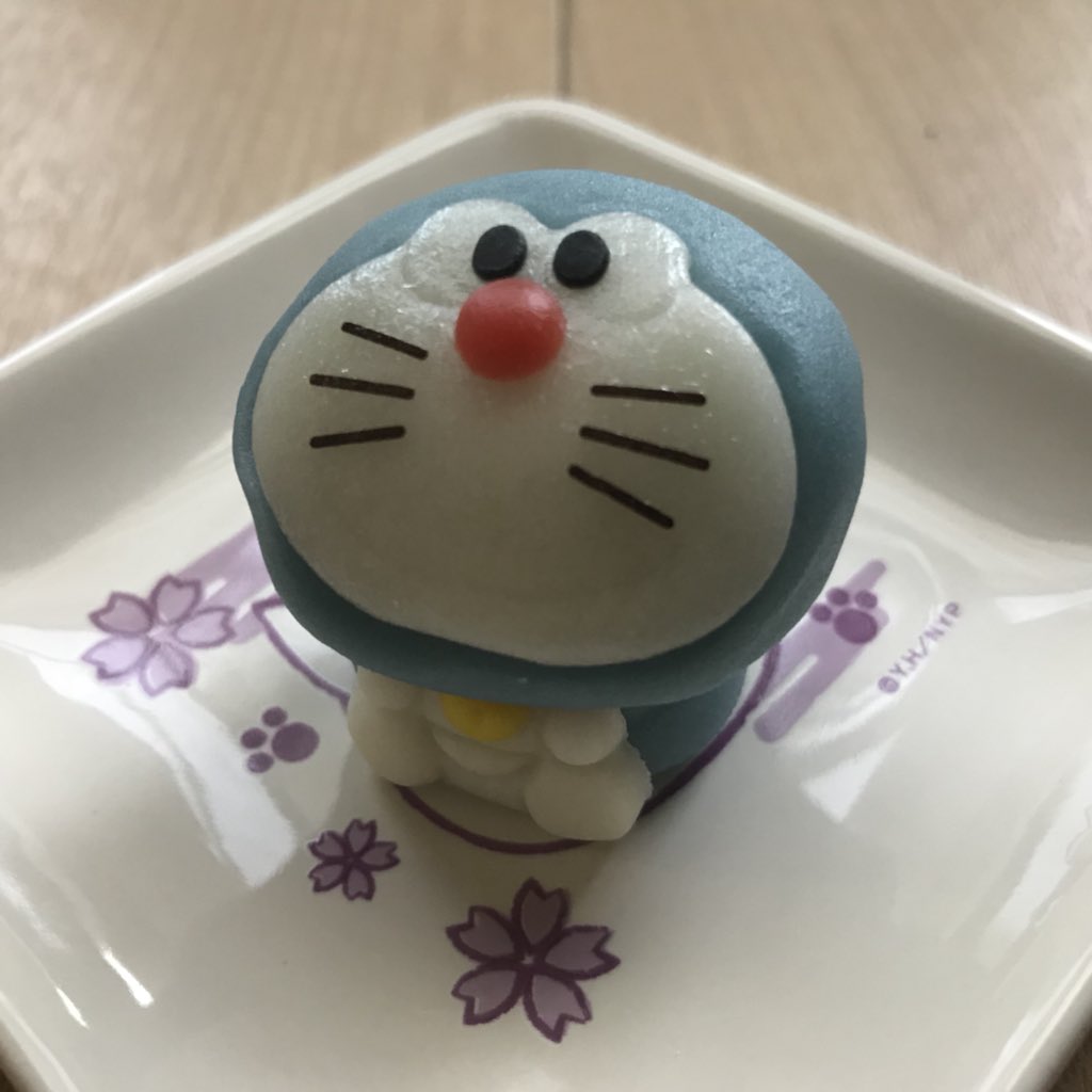 Rie Higekiteki Na Siren On Twitter こどもはいないけどね 艸 可愛いけど 食します こどもの日 イオン ドラえもん 和菓子