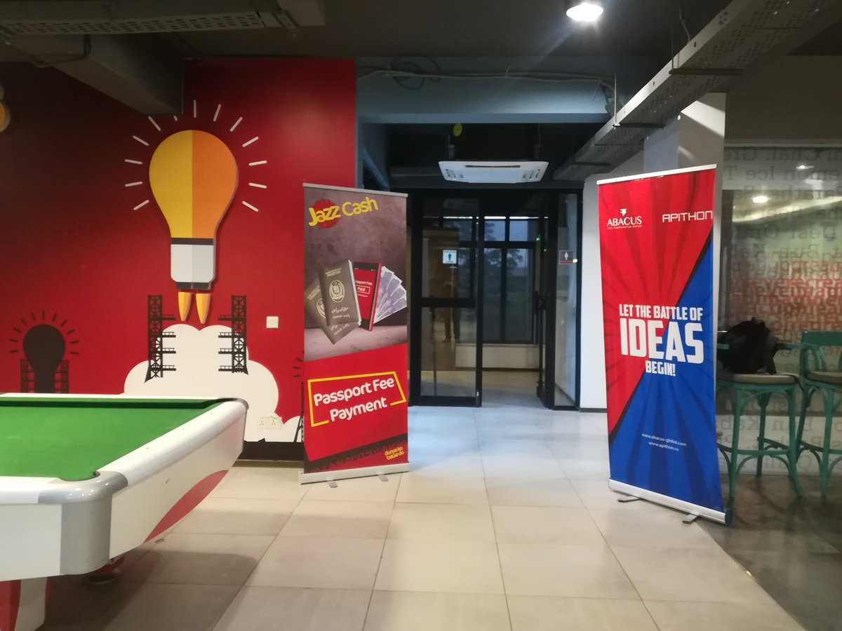 JazzXlr8's tweet photo. Jazz Apithon challenge is about to begin at the @NIC_Islamabad. Developers from all around are here to prove their skills and win the amazing rewards. #Jazzxlr8 #APIthon https://t.co/ABvk39nFco