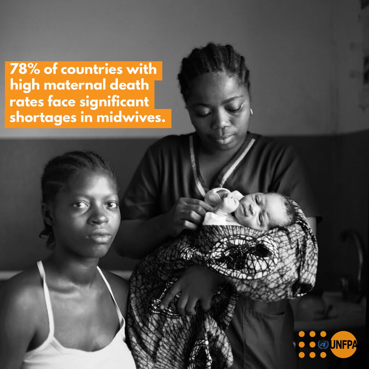 Today: May 5th is the International Day of the Midwife. Support midwives to #EndMaternalDeaths: unfpa.org/midwifery 
#IDM2018 #LiveYourDreamUG