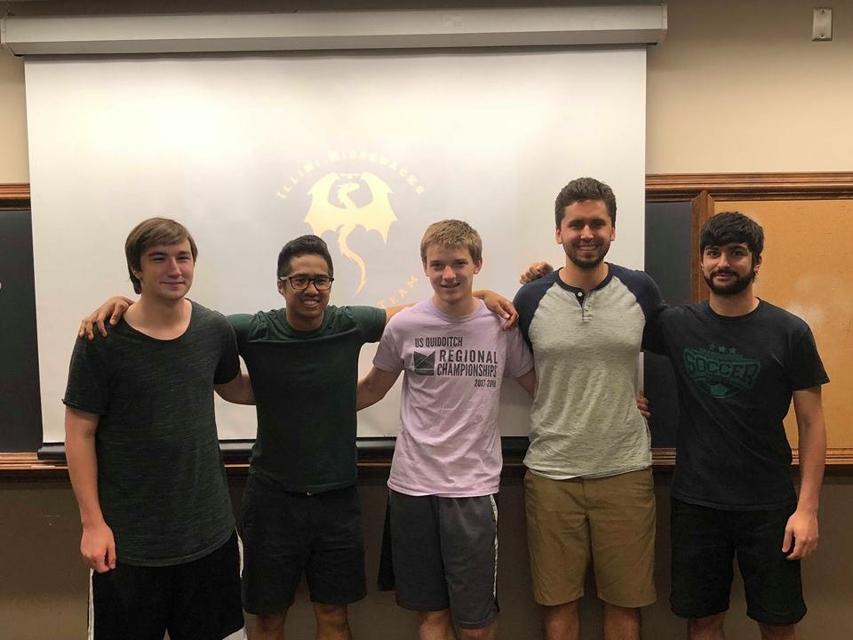IlliniRidgeback's tweet photo. Introducing the 2018-2019 @IlliniRidgeback Executive Board from left to right:
President: Tyler Piper 
Captain: Harold Advincula
PR Chair: William Roscher
Treasurer: Connor Durm
Secretary: Dany Yaacoub
We hope to lead the team to an amazing season! https://t.co/lscdI5mhk1