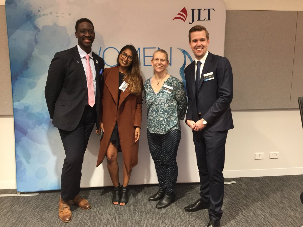 Press for Progress International Women’s Day Event 2018 - JLT Australia hearing from Emma Lo Russo, Sarah Stephens, Melissa Tan, and Kim McConnie, tremendously inspiring women who shared their journey and words of wisdom. Much appreciated Chris Jamieson <a href="/WhiteRibbonAust/">White Ribbon Aus</a> <a href="/JLT_AUS/">JLT Australia</a>
