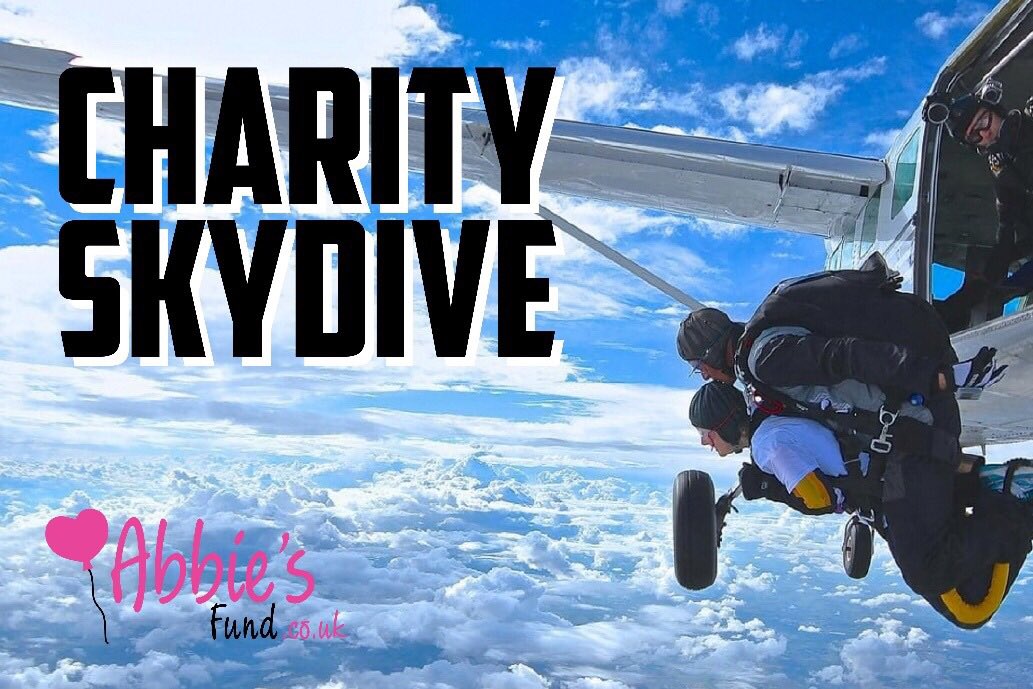ppsnate's tweet photo. Today's the day! Myself, my wife and more than 20 others will be jumping out of a plane in support of the wonderful charity Abbie's Fund! https://t.co/hXuWFNM4B7 @gofundme https://t.co/XKO4QHlqkZ