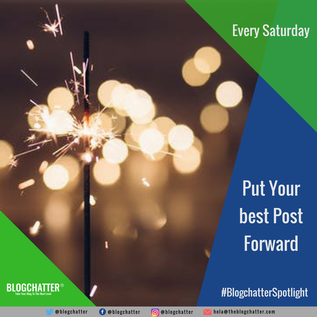 blogchatter's tweet image. It is time for #BlogchatterSpotlight again!
Yayayayayayaya

Link up *your* post which you think could use some #bloglove.
Share 4 other posts. Spread the love. Easy peasy
Linky open for 24 hrs only. 

Do it now! theblogchatter.com/grab-the-spotl…