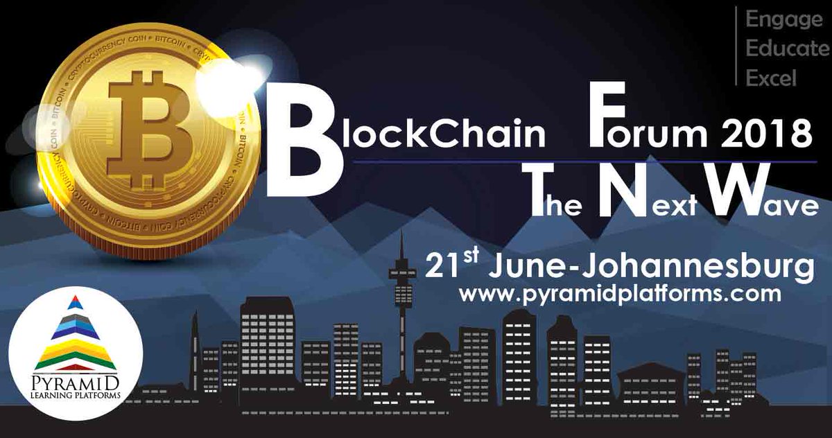 PyramidLP's tweet image. Upcoming Event - #BlockChain Forum 2018 – The Next Wave 21st June, #Johannesburg.  For More Details: lnkd.in/fpa8vui  #pyramidlearningplatforms #blockchain #conference #events #it #johannesbug 
#southafrica #summit #seminar #bitcoin #blockchainconference #offers