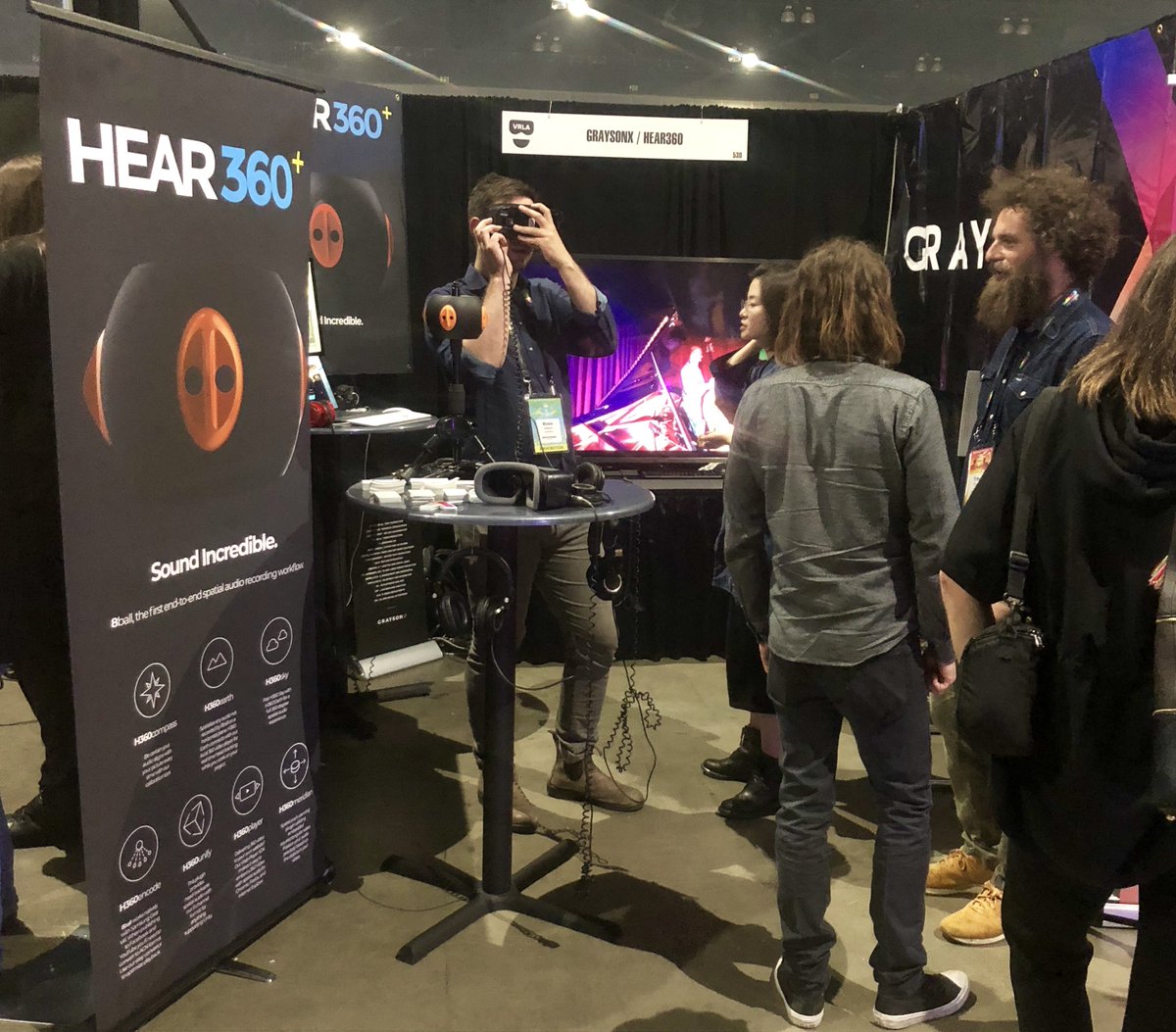 An incredible first day of demos at #VRLA. Big thanks to everyone who stopped by the booth! Meeting VR-builders and 360-dreamers as passionate as us makes our work more fun. To those of you who couldn't make it out, join us tomorrow for more mischief at Booth 530! 🤠