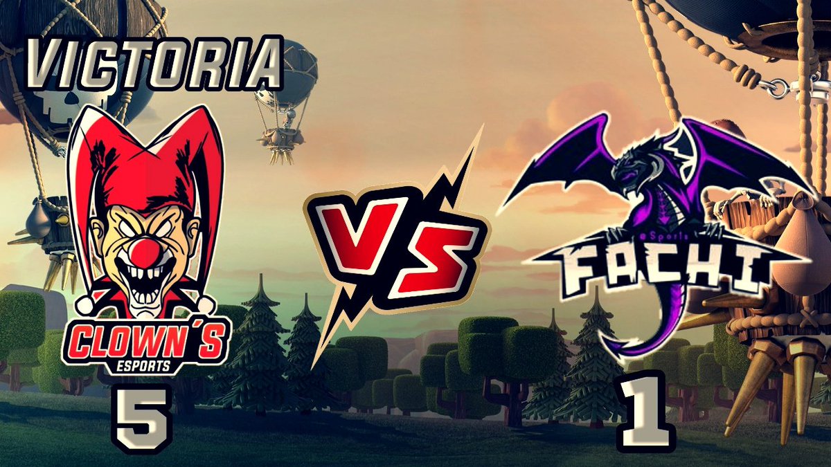 Victoria  sobre @FachieSports con marcador de 3-0 en el partido de ida y 2-1 en el partido de vuelta en la @FNLLiga de clash royale con un marcador global de 5-1  felicitaciones especiales a <a href="/JorgeV186/">⚡JorgeV⚡( Løbø )</a> por ser el MVP de el partido de vuelta