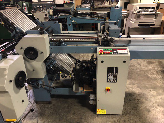 usedpresses's tweet image. For Sale: 1998 #Stahl B20 4/4 Used Bindery &amp;amp; Finishing machine is now available at best price.

More details call @ 1-800-268-6577 OR Email @ machines@printersparts.com OR Visit used-presses.net/product/binder…. More machines goo.gl/aVnHCc #UsedStahlMachines #UsedBinderyMachine