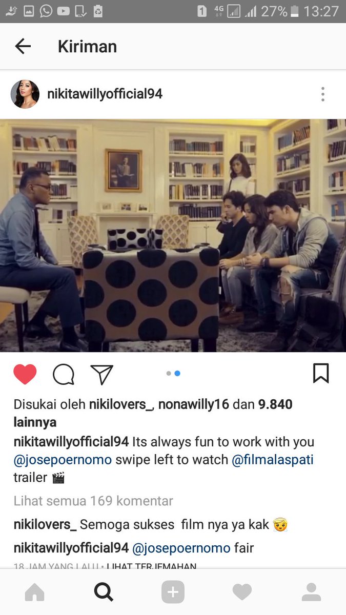siti_aspiah's tweet photo. Can't wait... film alas pati mulai 24 may 2018 tayang dibioskop seluruh indonesia #alaspati #horor #nikitawilly @nikitawilly_24  ☺😊👏👍 https://t.co/uOV8LOGTU6