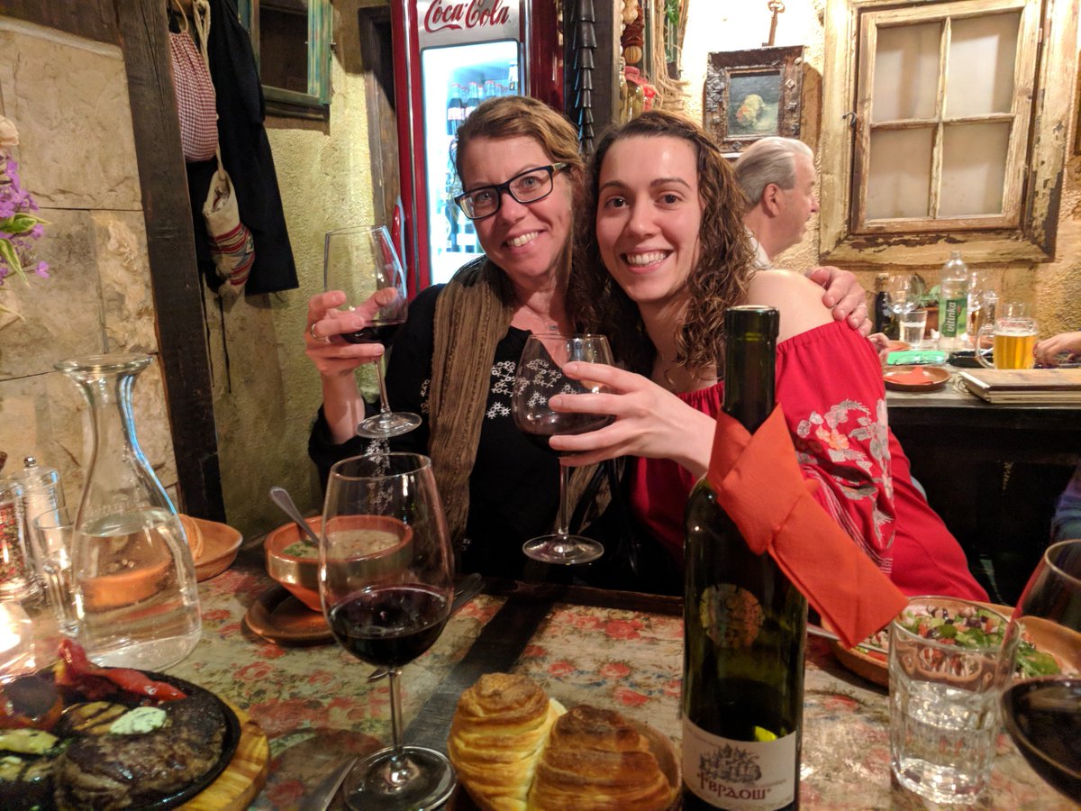 SaveWhatMatters's tweet photo. Welcome dinner in Sarajevo? Check ☑️. We're well rested now and ready for a day of exploring the city. The rain can't stop us! #savingwhatmatters #myculturemystory https://t.co/ZYR3v0UV1q