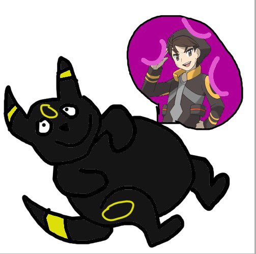 DannyPhantump's tweet photo. @MysticUmbreon94 I drew you some fan art I hope you like it ;33 I thought it was smexchy https://t.co/mw32FJKAL5