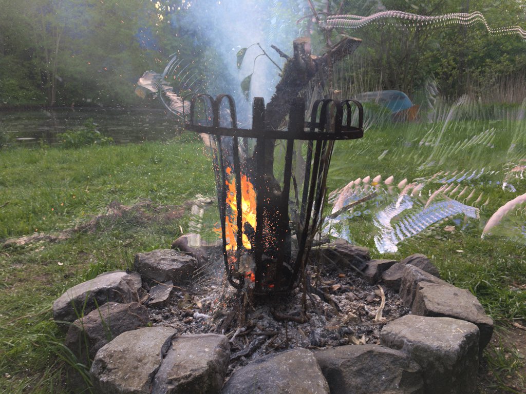 argosart's tweet photo. @NightCapApp Firetrail. Making fire and photographing in Startrail modus. #NightCapApp #Fire #Photography #FireOn https://t.co/n6Z9uwZ3x4
