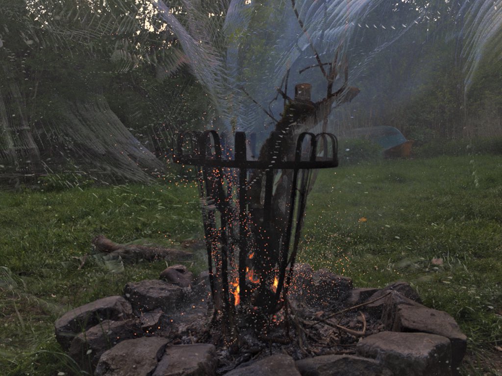 argosart's tweet photo. @NightCapApp Firetrail. Making fire and photographing in Startrail modus. #NightCapApp #Fire #Photography #FireOn https://t.co/n6Z9uwZ3x4