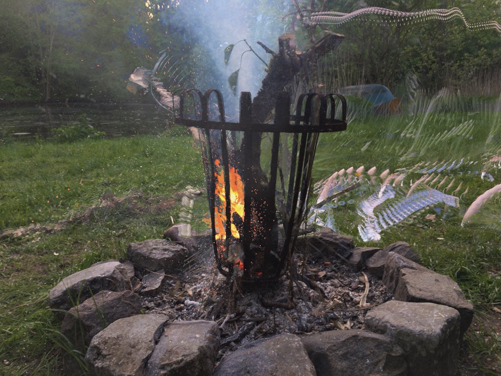 argosart's tweet photo. @NightCapApp Firetrail. Making fire and photographing in Startrail modus. #NightCapApp #Fire #Photography #FireOn https://t.co/n6Z9uwZ3x4